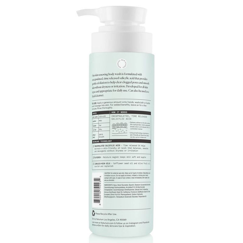 slide 4 of 9, Naturium The Perfector Salicylic Acid Skin Smoothing Body Wash - 16.9 fl oz, 16.9 fl oz