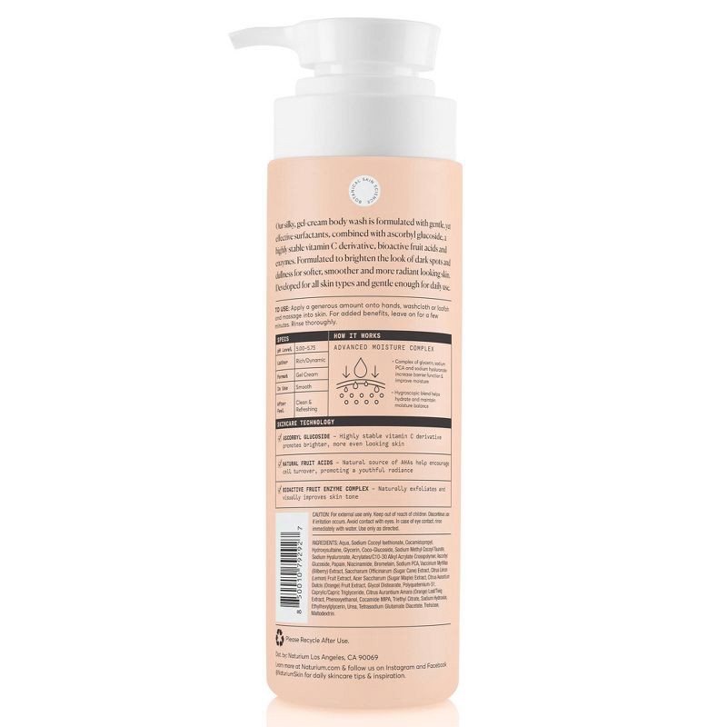 slide 4 of 10, Naturium The Brightener Vitamin C Brightening Body Wash - 16.9 fl oz, 16.9 fl oz