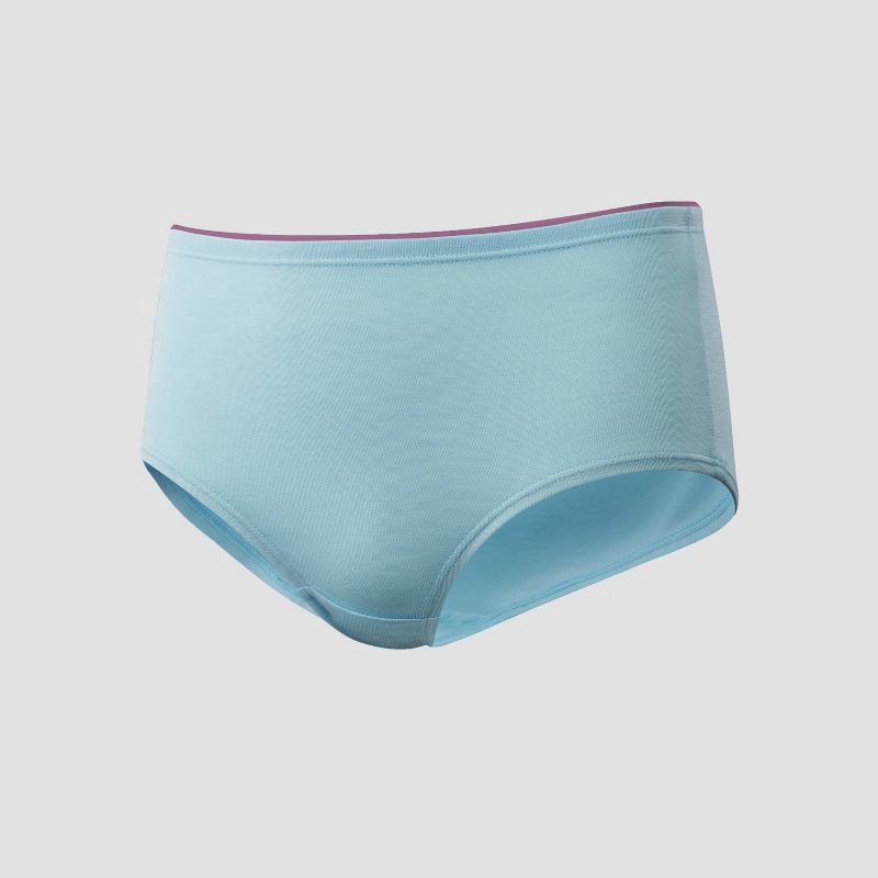 slide 4 of 4, Fruit of the Loom Girls' 6pk Comfort Stretch Briefs - Colors May Vary 14, 6 ct