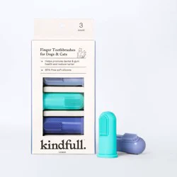 Dog and Cat Finger Toothbrushes - 3pk - Kindfull™