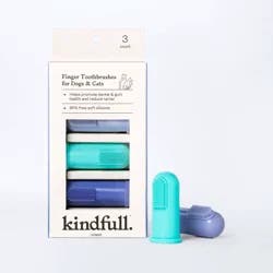 Dog and Cat Finger Toothbrushes - 3pk - Kindfull™