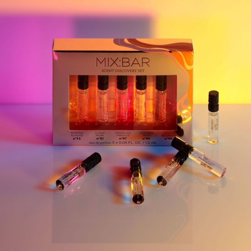 slide 7 of 7, MIX:BAR MIX:BAR Eau De Parfum Scent Set - 5pc, 5 ct