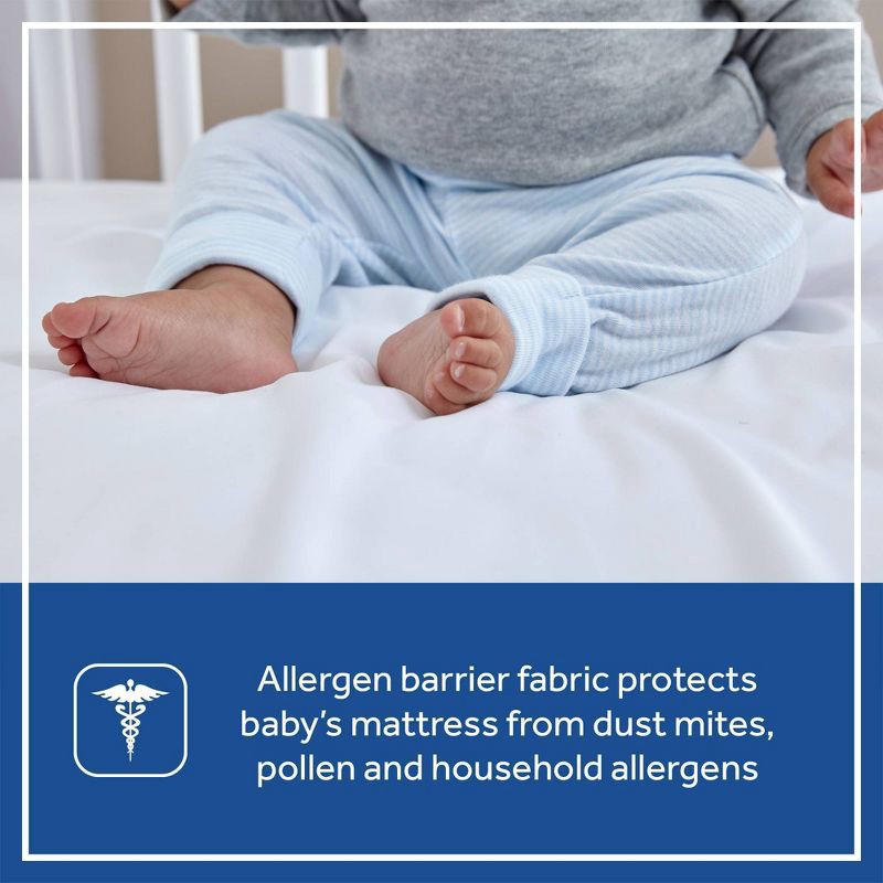 slide 3 of 11, Sealy Allergy Protect Antimicrobial Waterproof Crib Mattress Pad, 1 ct