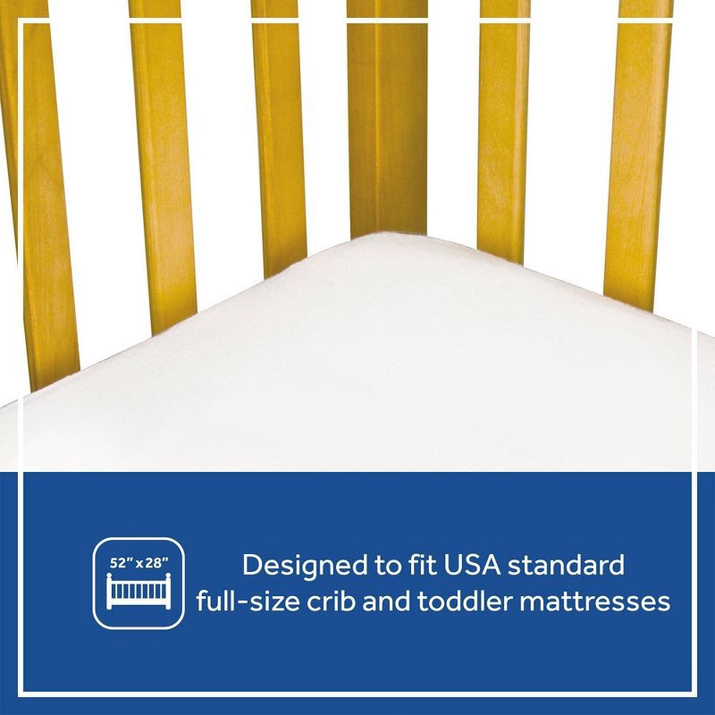 slide 9 of 11, Sealy Allergy Protect Antimicrobial Waterproof Crib Mattress Pad, 1 ct