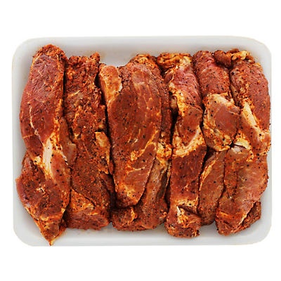 slide 1 of 1, Hill Country Fare Pork Seasoned Country Style Ribs Bone In, per lb