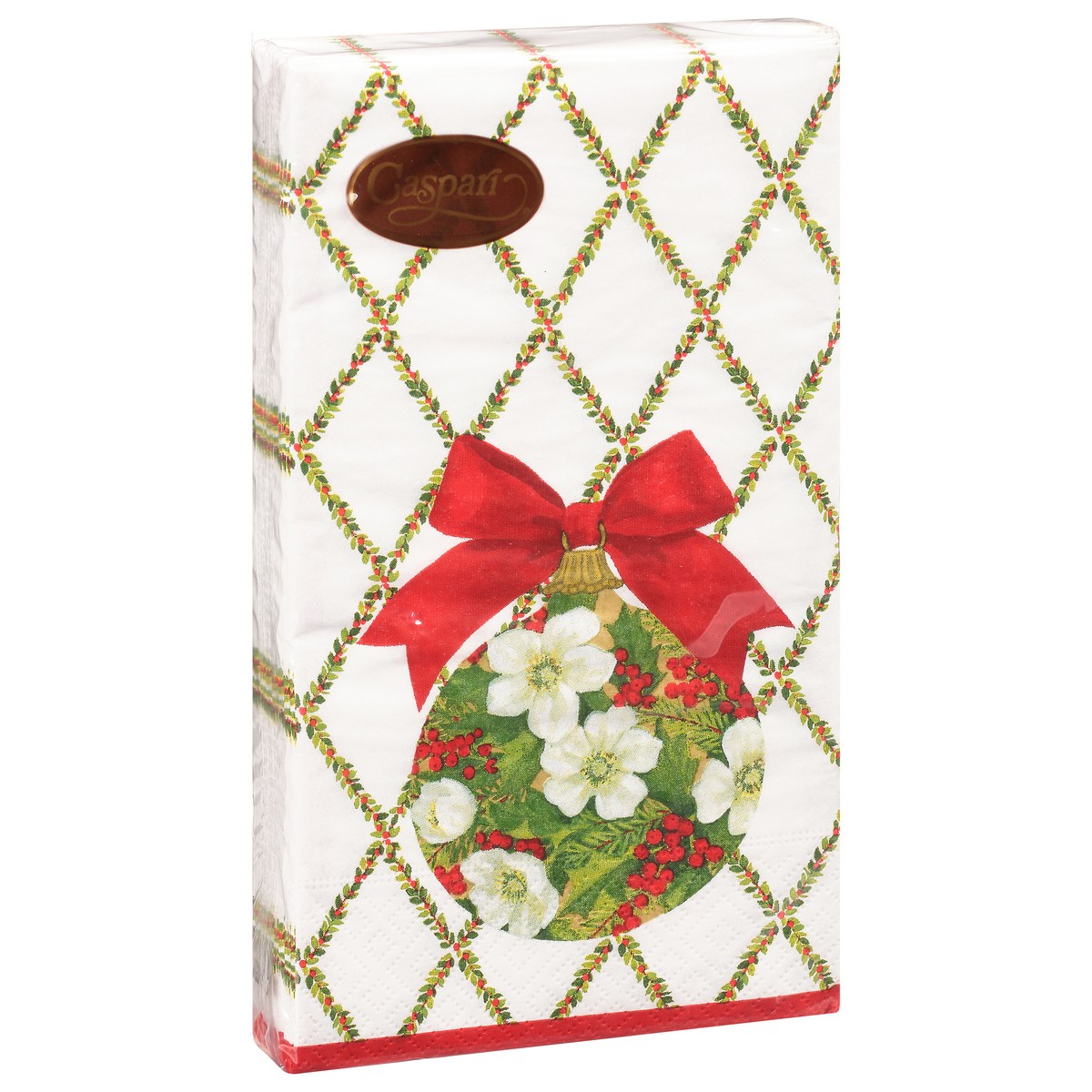 slide 3 of 11, Caspari Triple-Ply Ornament and Trellis Napkins 15 ea, 15 ct