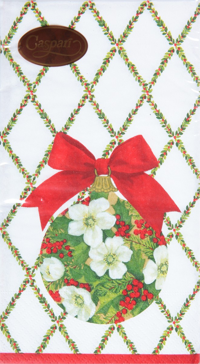 slide 6 of 11, Caspari Triple-Ply Ornament and Trellis Napkins 15 ea, 15 ct
