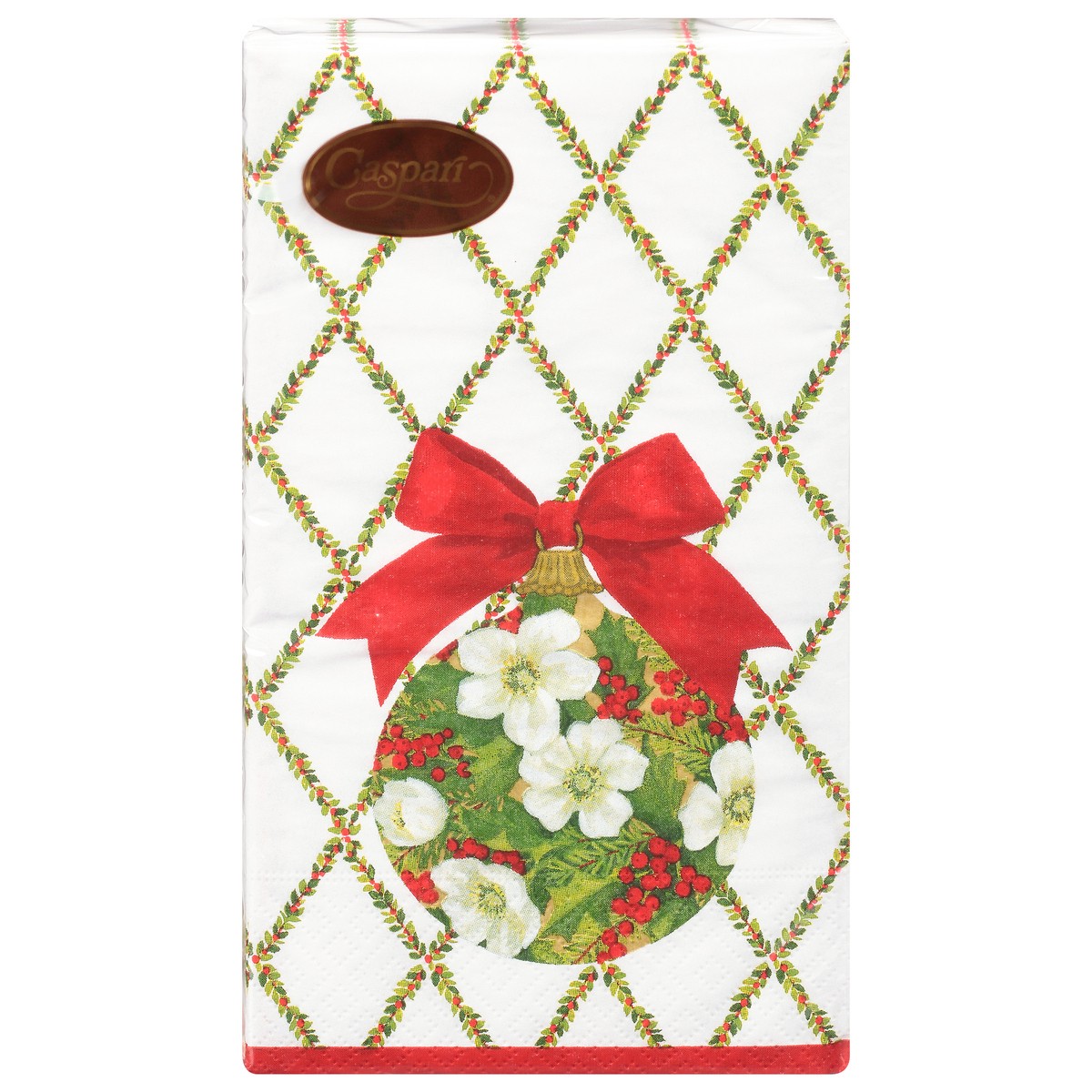 slide 11 of 11, Caspari Triple-Ply Ornament and Trellis Napkins 15 ea, 15 ct