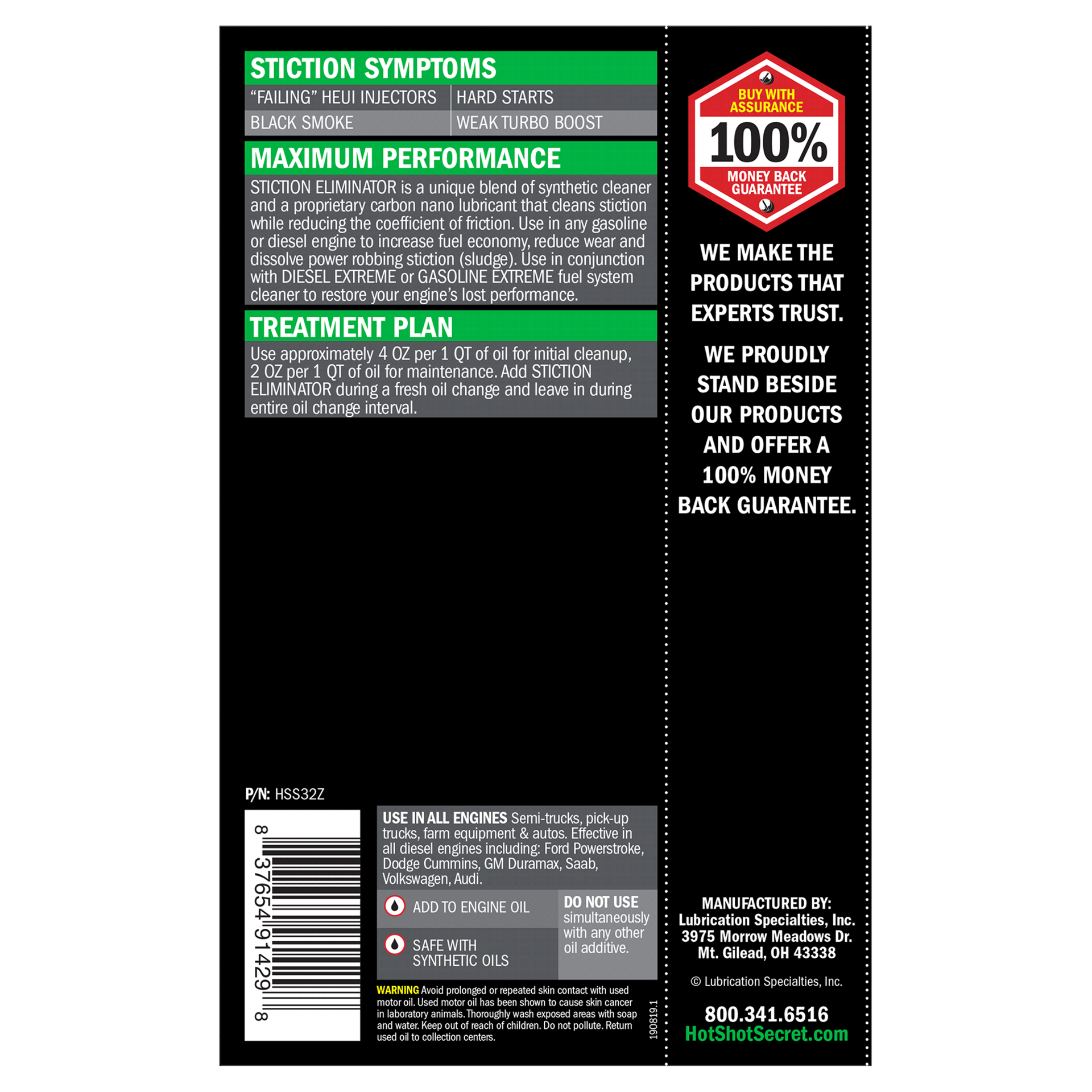 slide 5 of 5, Hot Shot's Secret Original Stiction Eliminator, 32 oz