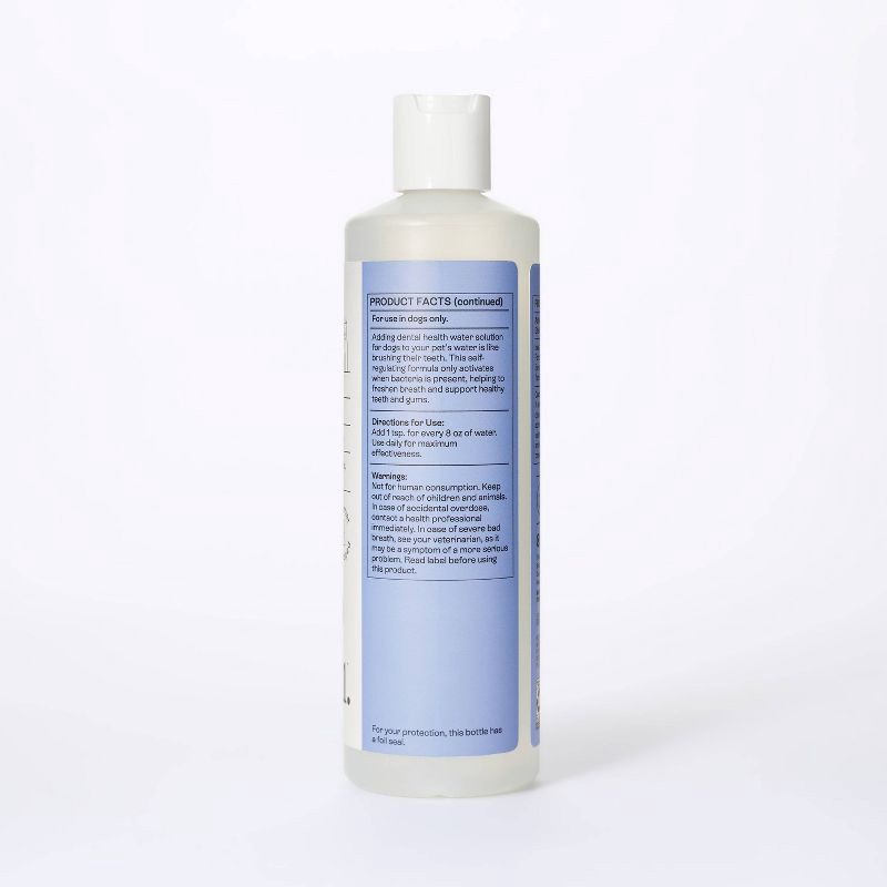 slide 4 of 4, Dental Health Solution for Dogs - 16 fl oz - Kindfull™, 16 fl oz