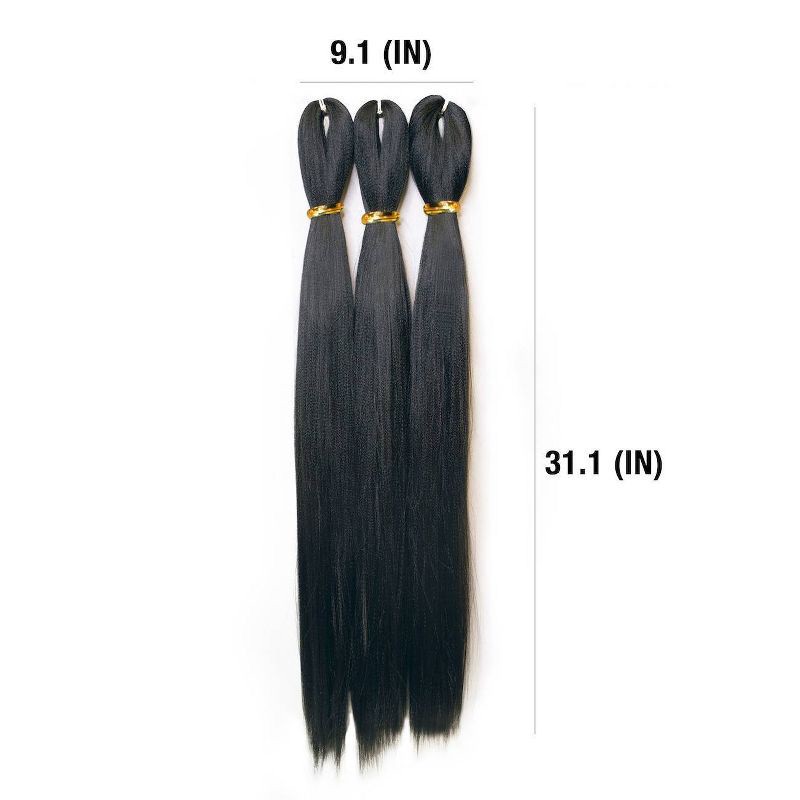 slide 4 of 6, Darling Thrive Braids #1B - 3ct, 3 ct