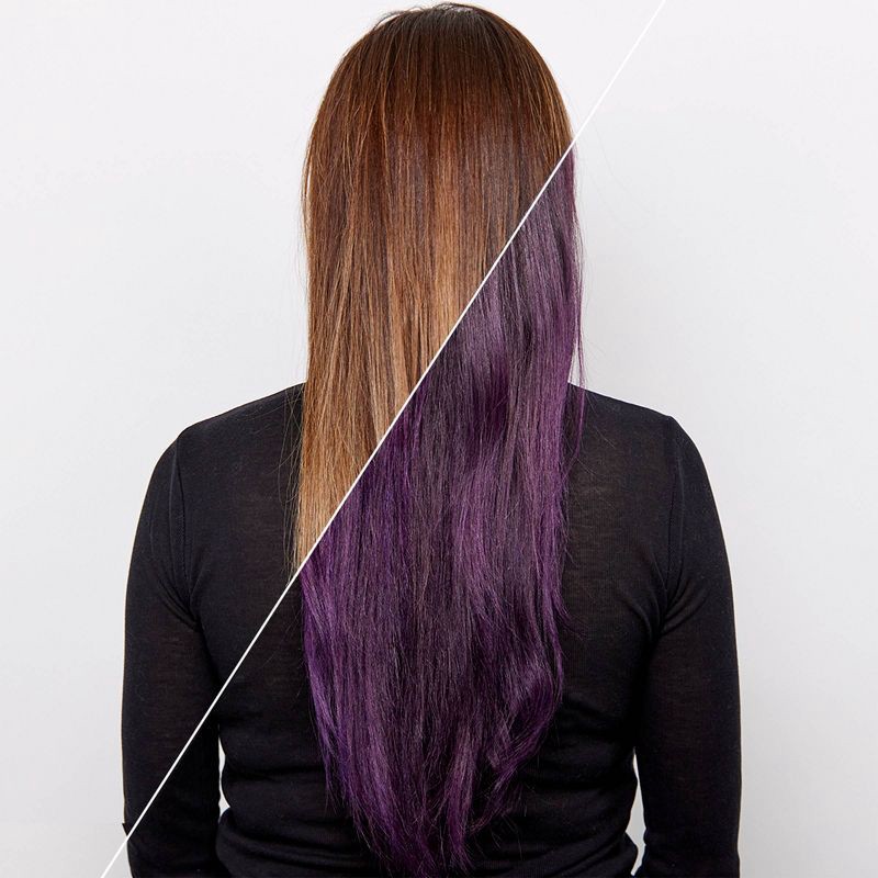 slide 3 of 8, oVertone Hair Care Semi-Permanent Hair Color Conditioner - Purple for Brown - 8 fl oz, 8 fl oz