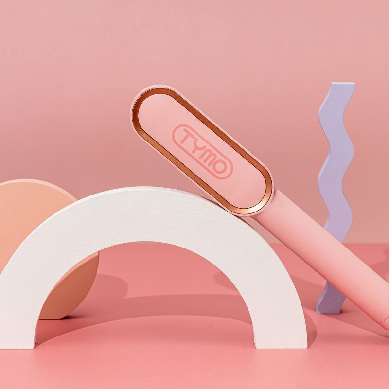 slide 8 of 9, TYMO Ring Hair Straightening Comb - Pink - 1 1/2", 1 ct