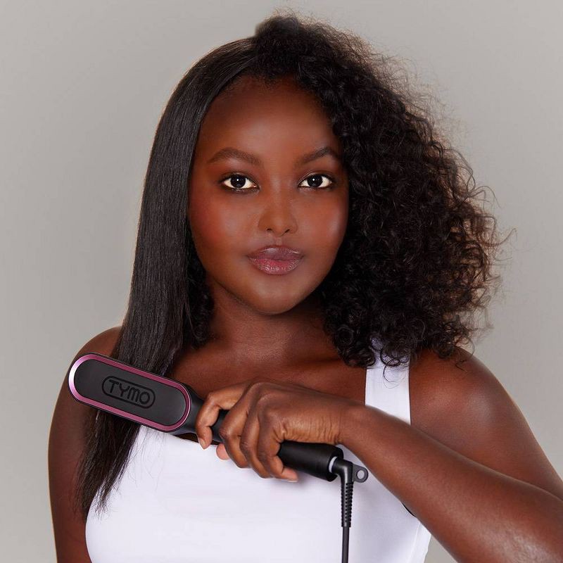 slide 3 of 8, TYMO Ring Hair Straightening Comb - Black - 1 1/2", 1 ct