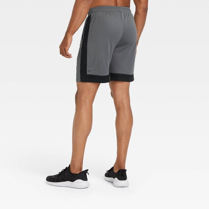 slide 4 of 4, Men's Mesh Shorts 8.5" - All In Motion™ Gray M, 1 ct
