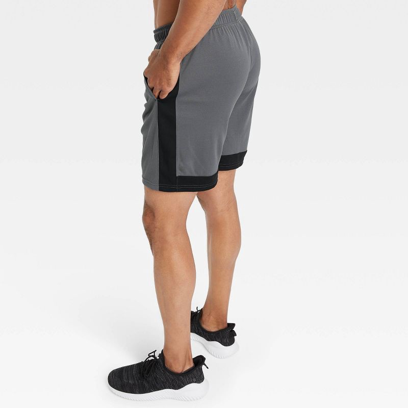 slide 4 of 4, Men's Mesh Shorts 8.5" - All In Motion™ Gray XXL, 1 ct
