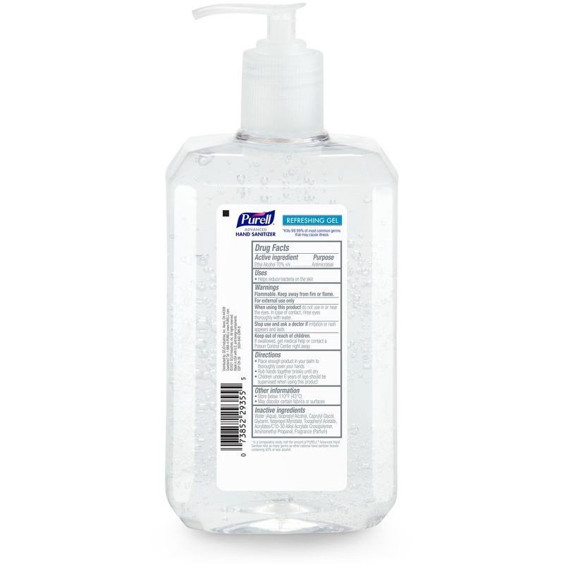 slide 2 of 6, Purell Refreshing Hand Sanitizer - Fresh Scent - 24 fl oz, 24 fl oz