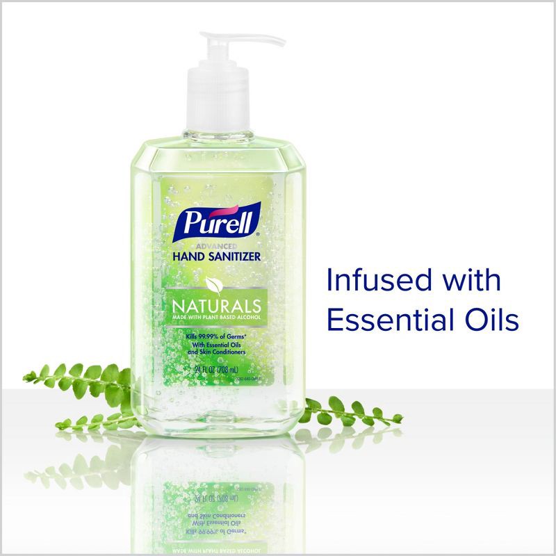 slide 4 of 7, Purell Naturals Hand Sanitizer - Citrus Scent - 24 fl oz, 24 fl oz