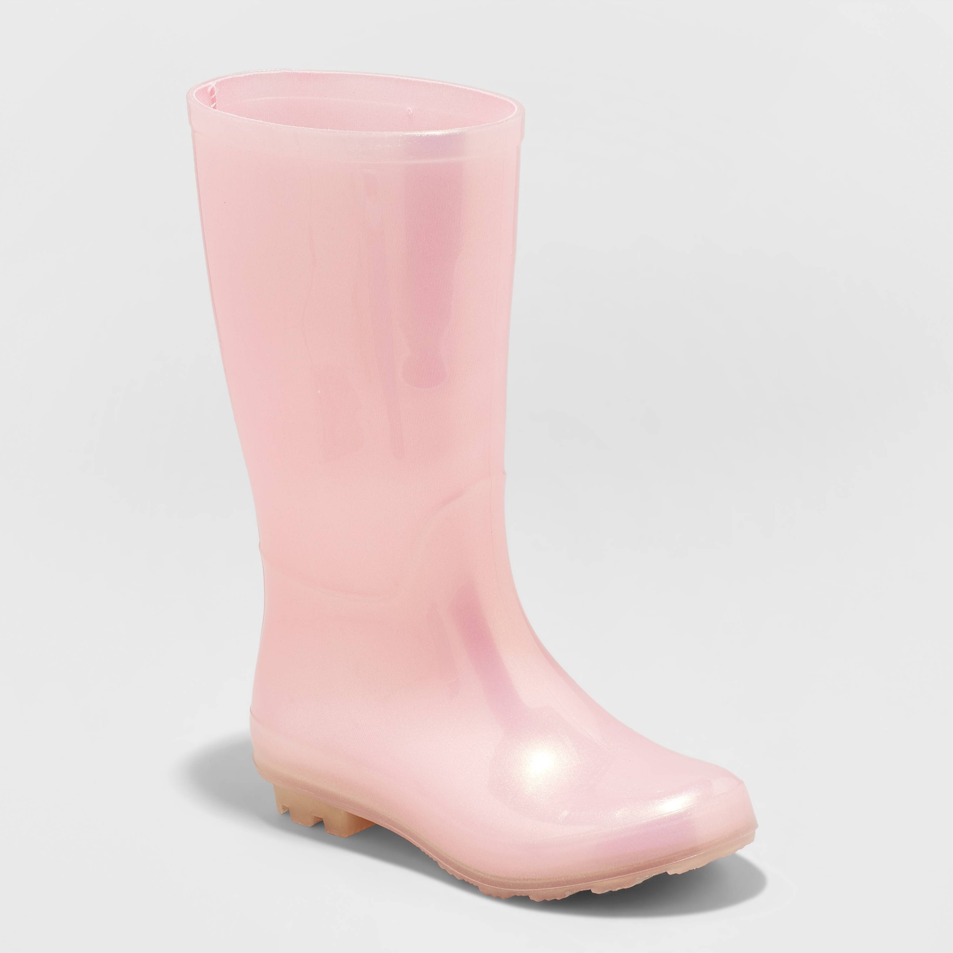 slide 1 of 4, Girls' Cece Rain Boots - Cat & Jack Pink 4, 1 ct