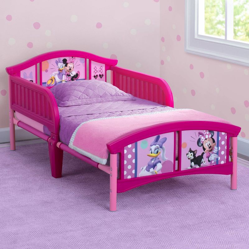 slide 2 of 7, Delta Children Plastic Toddler Bed - Minnie Mouse, 1 ct