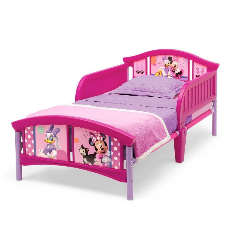 slide 4 of 7, Delta Children Plastic Toddler Bed - Minnie Mouse, 1 ct