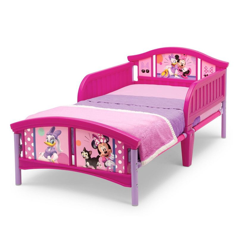 slide 6 of 7, Delta Children Plastic Toddler Bed - Minnie Mouse, 1 ct
