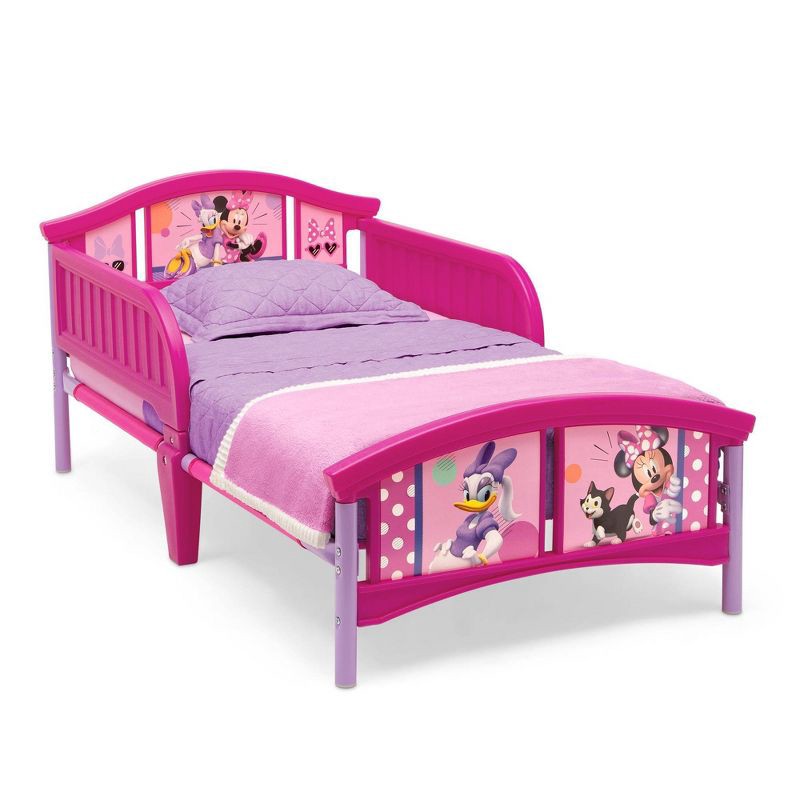 slide 1 of 7, Delta Children Plastic Toddler Bed - Minnie Mouse, 1 ct