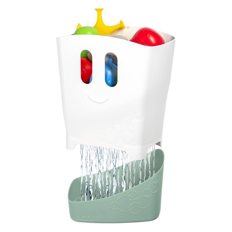 slide 1 of 5, Ubbi Bath Toy Drying Bin - Sage, 1 ct