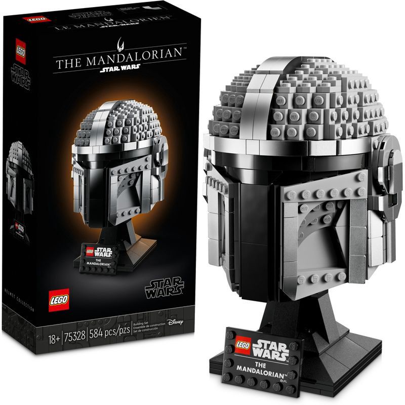slide 1 of 6, LEGO Star Wars The Mandalorian Helmet Model 75328, 1 ct