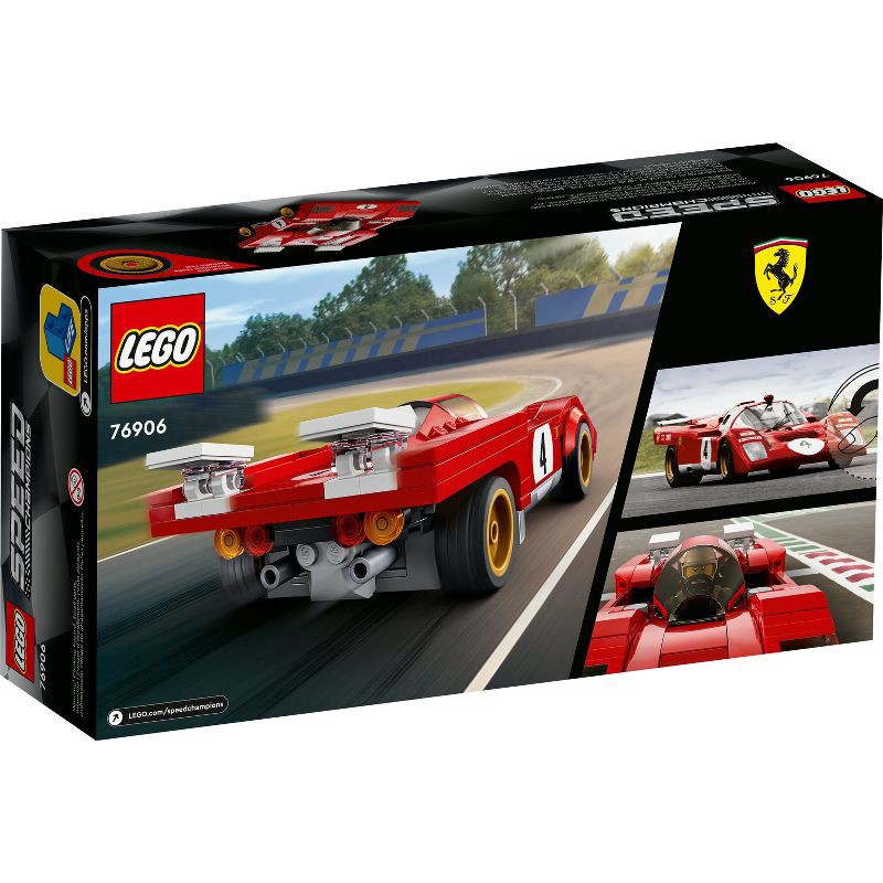 slide 4 of 6, LEGO Speed Champions 1970 Ferrari 512 M Sports Car Toy 76906, 1 ct