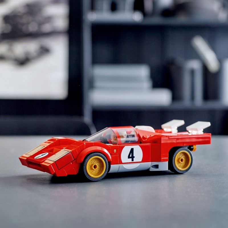 slide 6 of 6, LEGO Speed Champions 1970 Ferrari 512 M Sports Car Toy 76906, 1 ct