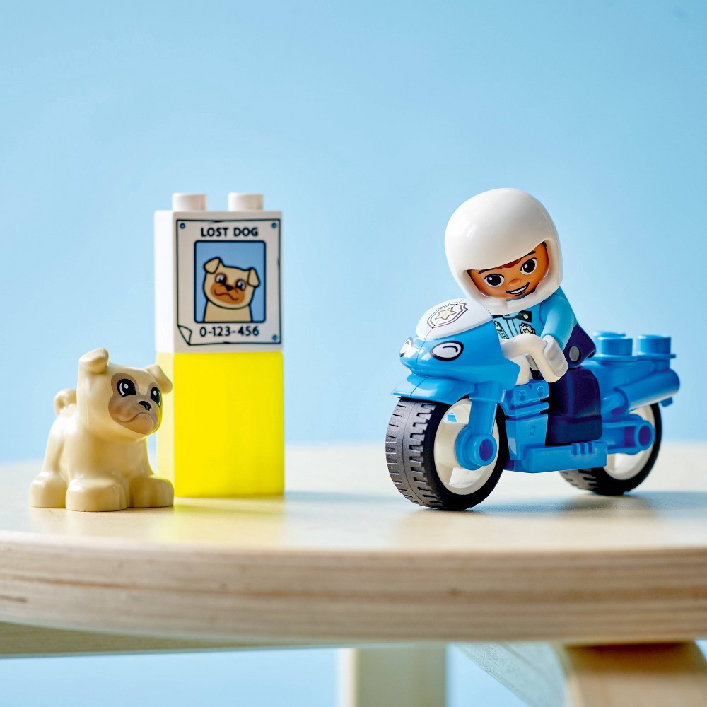 slide 6 of 6, LEGO DUPLO Rescue Police Motorcycle 10967 Building Toy, 1 ct