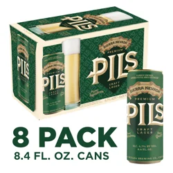Sierra Nevada PILS Premium Lager Craft Beer 8 Pack 8.4oz Cans
