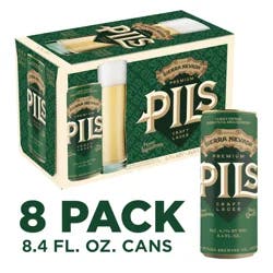Sierra Nevada PILS Premium Lager Craft Beer 8 Pack 8.4oz Cans