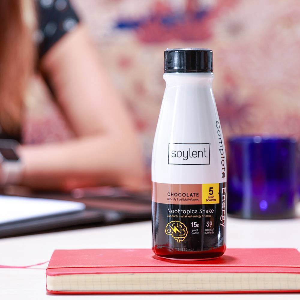 slide 7 of 7, Soylent Complete Energy Shake - Chocolate - 4pk/11 fl oz, 4 ct; 11 fl oz