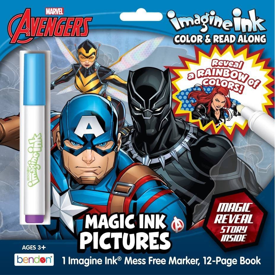 Coloring Batman Magic Reveal Ink Coloring Book