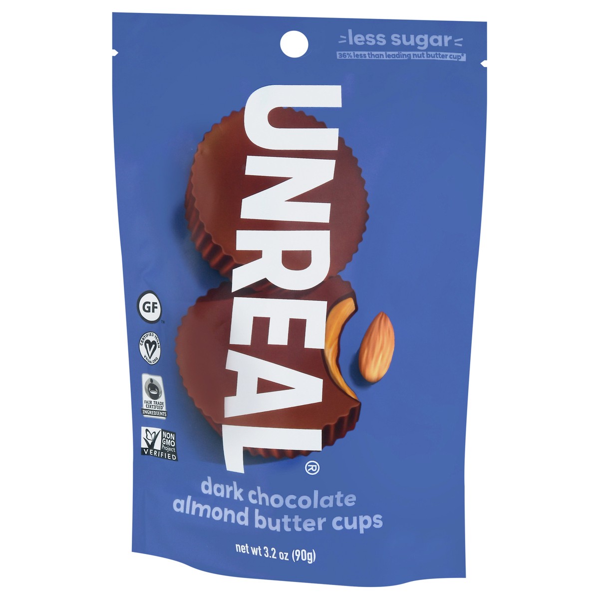 slide 3 of 11, UNREAL Dark Chocolate Almond Butter Cups 3.2 oz, 3.2 oz