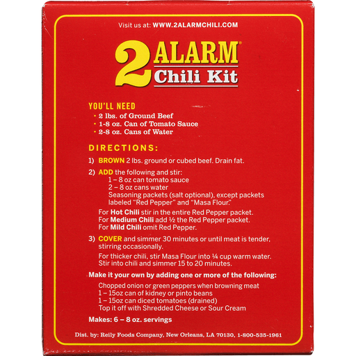 slide 4 of 9, Wick Fowler's Famous Texas Style 2 Alarm Chili Kit, 3.625 oz