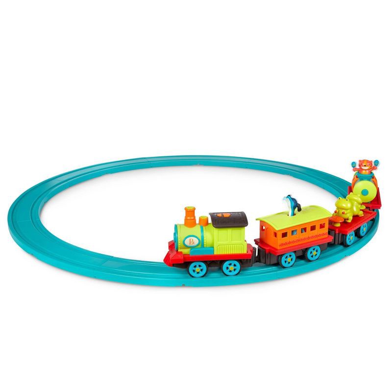 slide 1 of 1, B. toys - Musical Train Set - The Critter Express, 1 ct