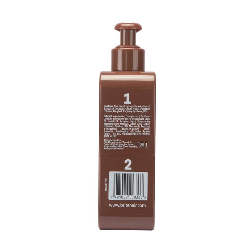 slide 6 of 6, BRITE Clean Permanent Hair Color Kit - Walnut - 4.05 fl oz, 4.05 fl oz