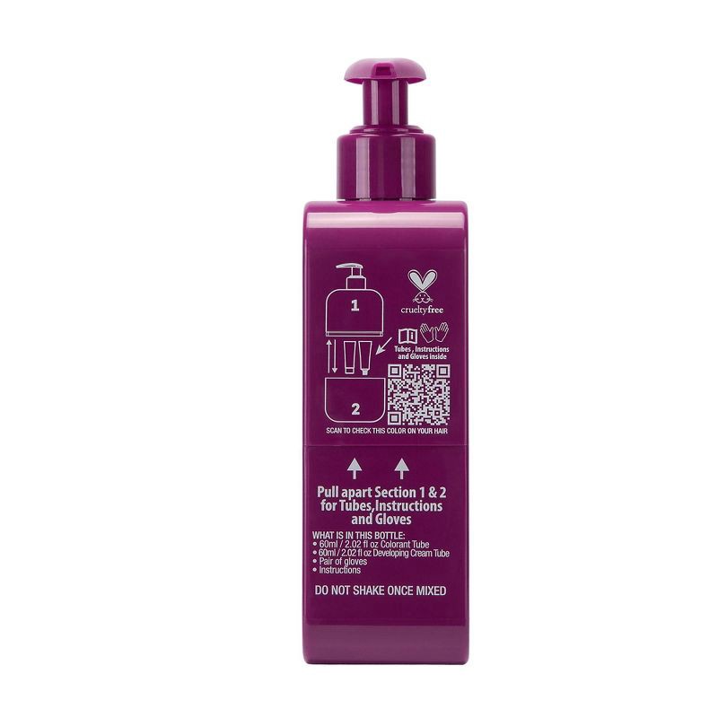 slide 6 of 6, BRITE Clean Permanent Hair Color Kit - Plum - 4.05 fl oz, 4.05 fl oz