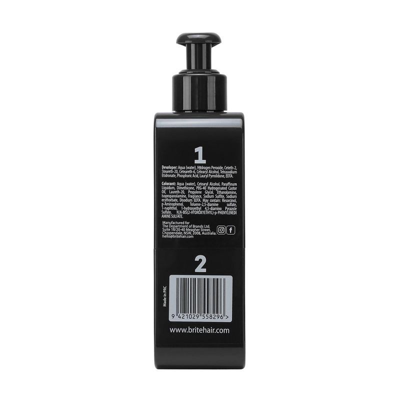 slide 6 of 7, BRITE Clean Permanent Hair Color Kit - Black - 4.05 fl oz, 4.05 fl oz