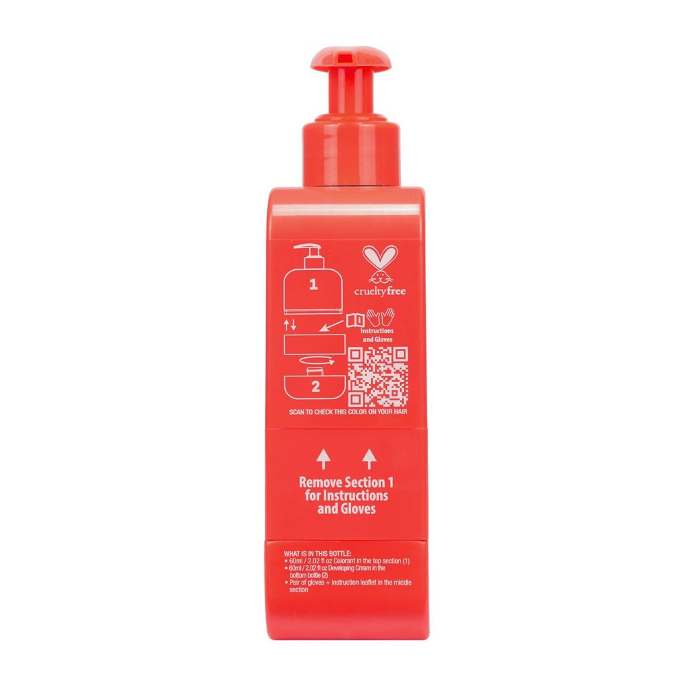 slide 4 of 5, BRITE Clean Permanent Hair Color Kit - Red - 4.05 fl oz, 4.05 fl oz