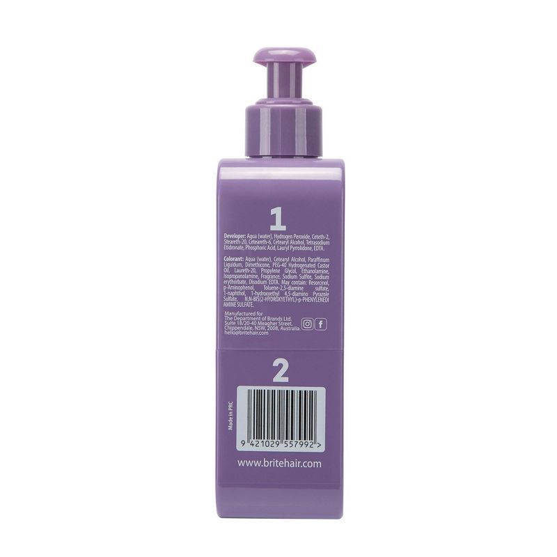 slide 5 of 7, BRITE Clean Permanent Hair Color Kit - Purple - 4.05 fl oz, 4.05 fl oz