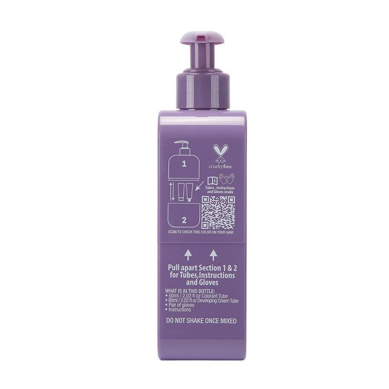 slide 2 of 7, BRITE Clean Permanent Hair Color Kit - Purple - 4.05 fl oz, 4.05 fl oz