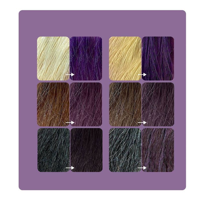 slide 3 of 7, BRITE Clean Permanent Hair Color Kit - Purple - 4.05 fl oz, 4.05 fl oz