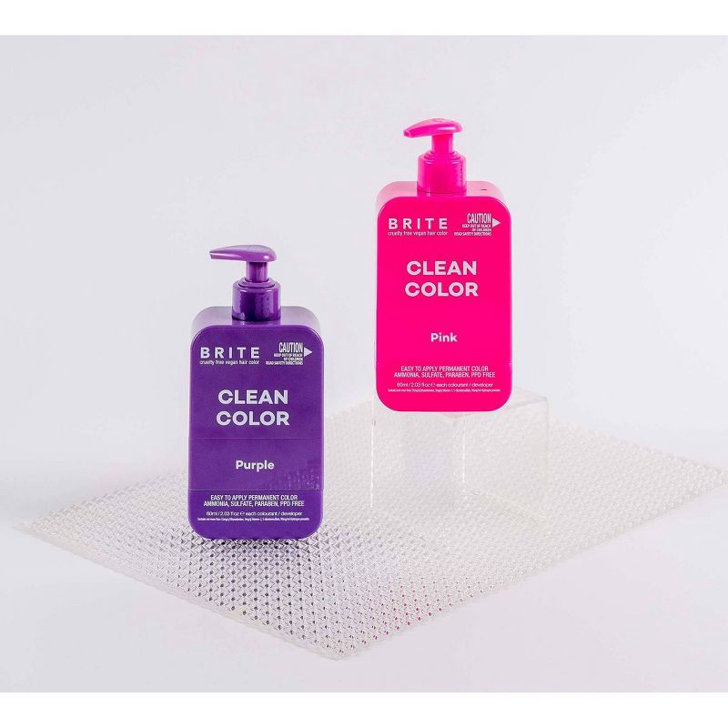 slide 6 of 7, BRITE Clean Permanent Hair Color Kit - Purple - 4.05 fl oz, 4.05 fl oz