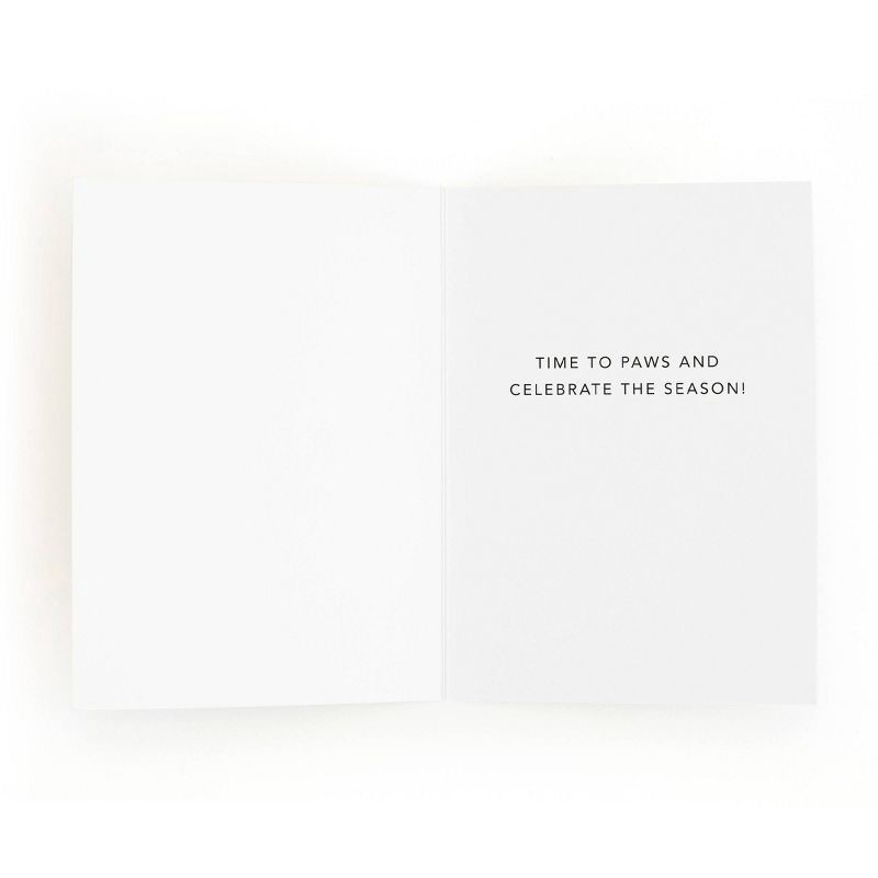 slide 3 of 3, Minted Holiday Christmas Kitties Greeting Card, 1 ct