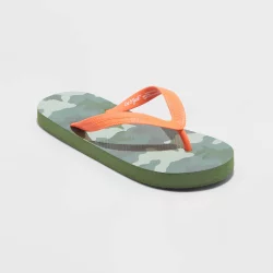 Boys' Sam Slip-On Sandals - Cat & Jack Camo Green M