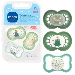 MAM Pacifier Variety Pack 16+m - 3pk - Unisex
